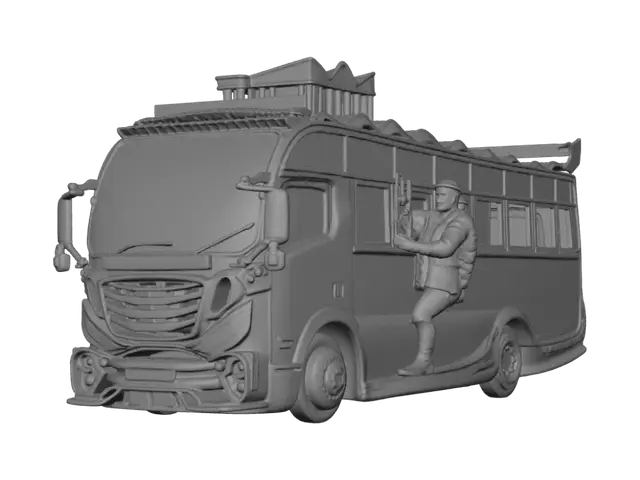 3D model for Vibrant Purple Matatu