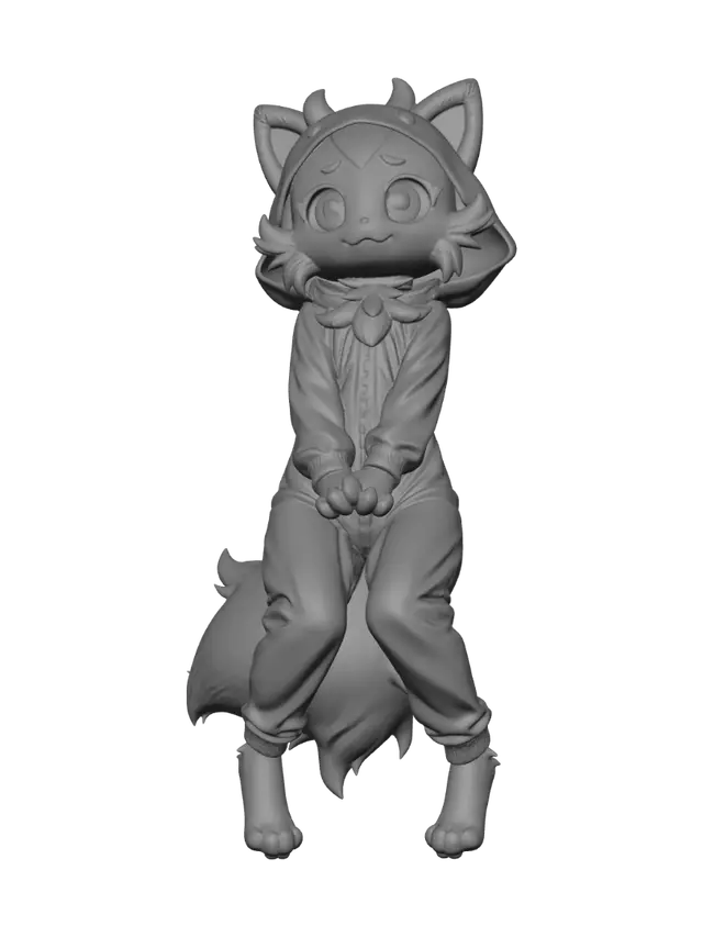 3D model for Clover the Cow Panda