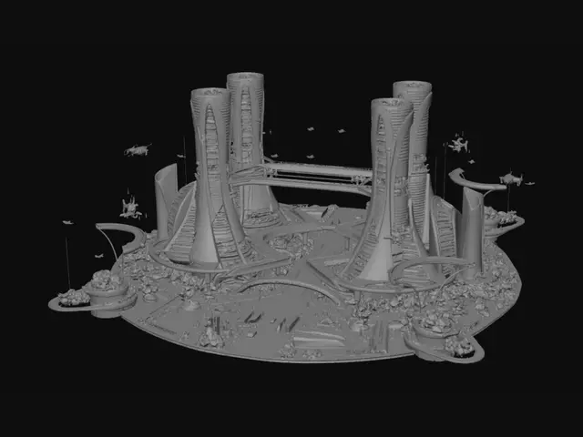 3D model for Skyward Metropolis by the River