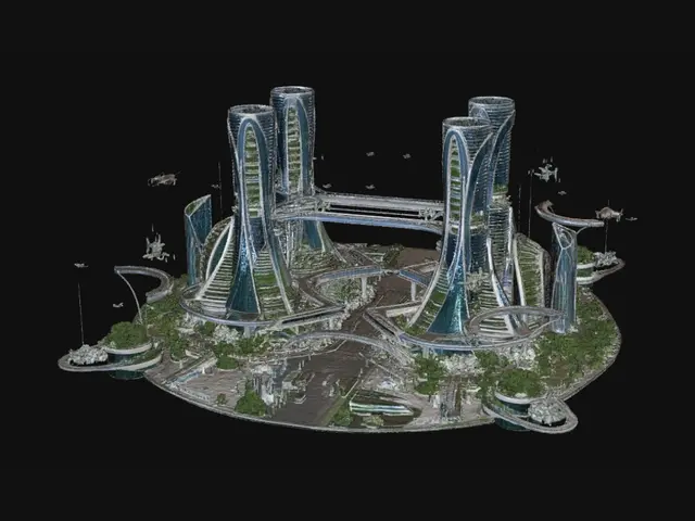 3D model for Skyward Metropolis by the River