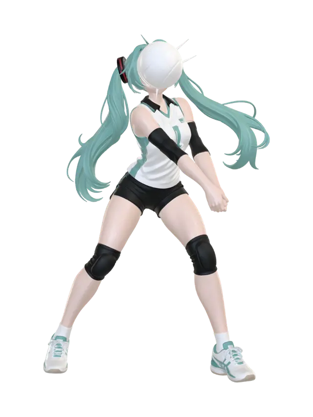 3D model for Teal Spike