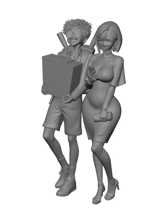 3D model for Gamer Power Couple