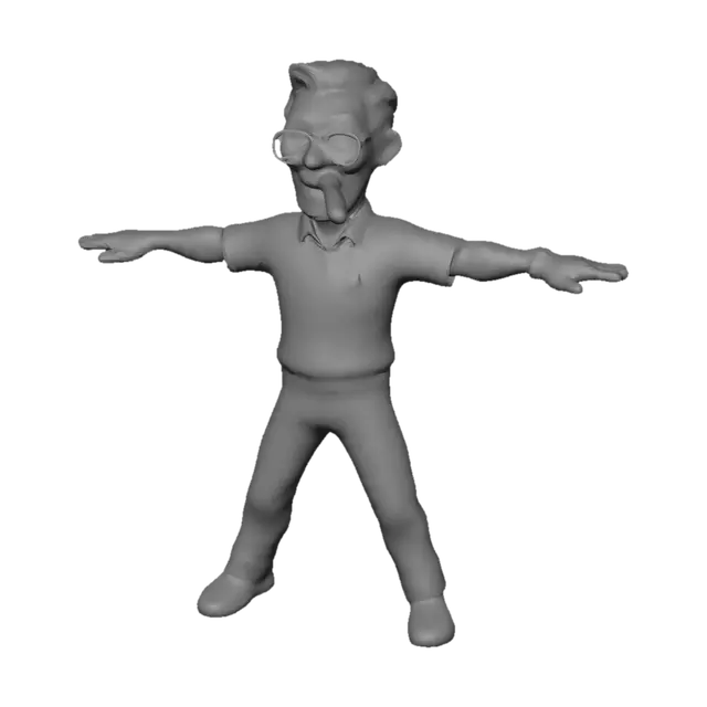 3D model for Cigar-Wielding Grandpa