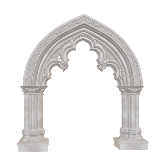 3D model for Gothic Stone Archway