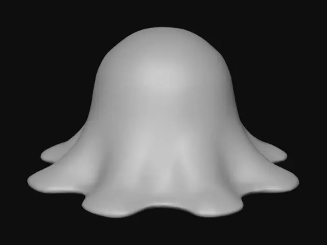 3D model for Blue Blob Form