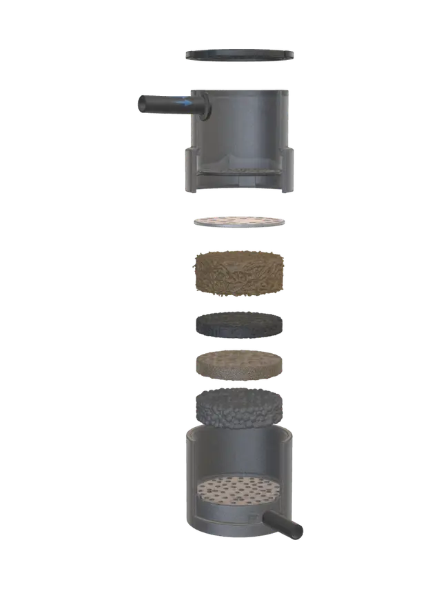 3D model for Vortex Biofiltration System