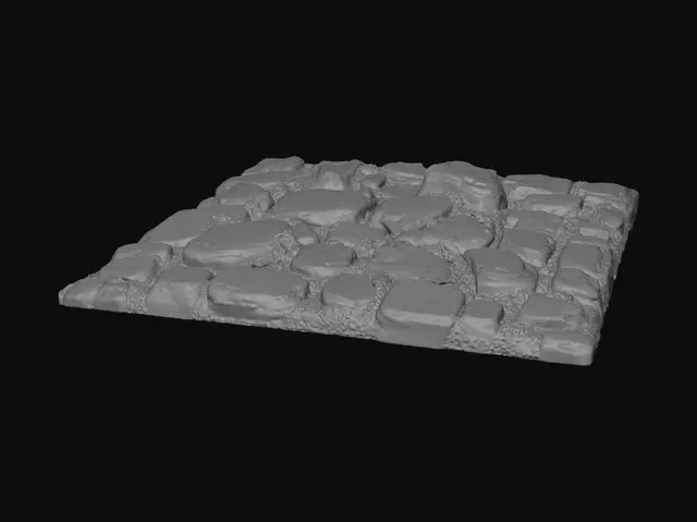3D model for Moss Between Stones