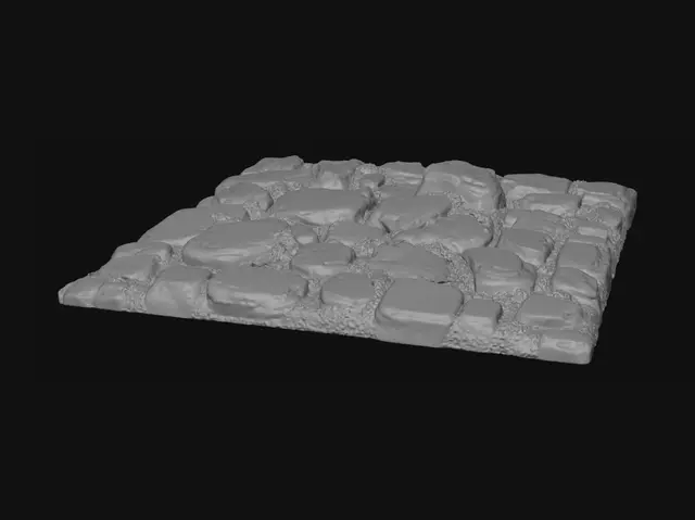 3D model for Moss Between Stones