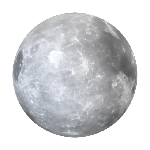 Full Moon - Eclipse 3D model, vytvořený pomocí AI