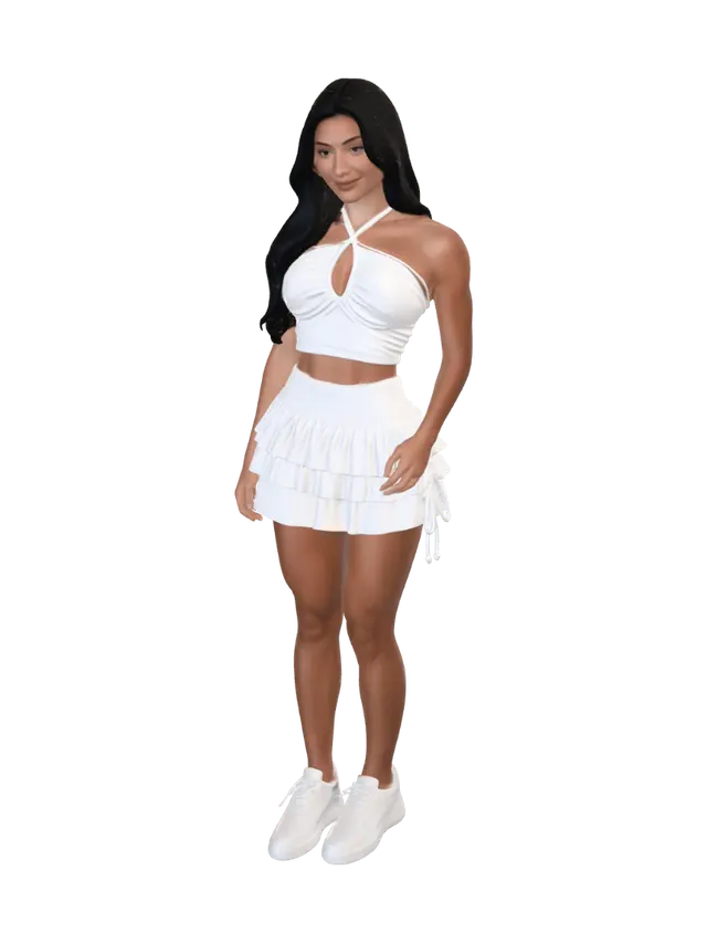 3D model for Radiant in White