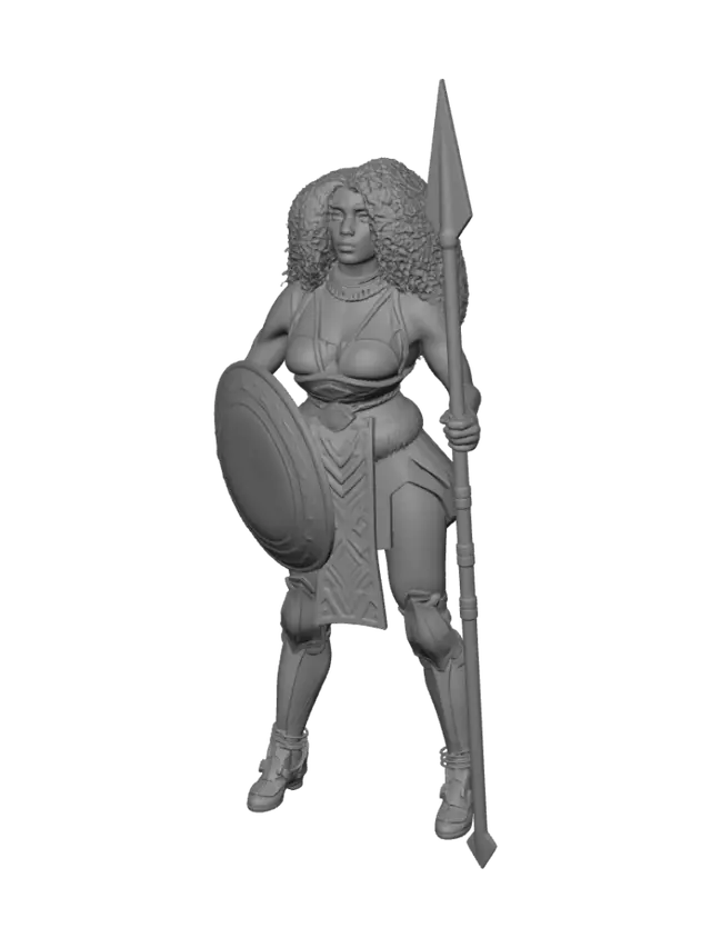 3D model for Rooftop Amazon Warrior