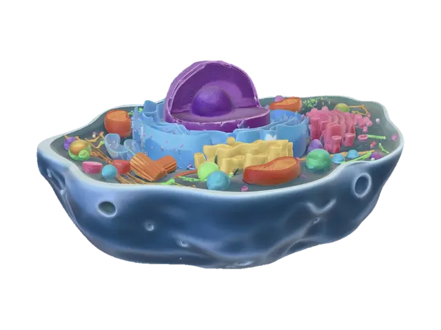 3D-модель Inside a Vibrant Cell, згенерована ШІ