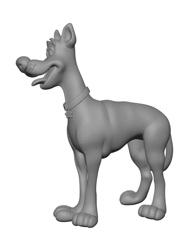 3D model for criar um cao scubidu articulado pronto para impressao 3d