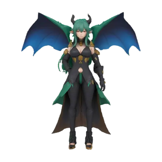 Zentreya from Vshojo - Devils 3D model, vytvořený pomocí AI
