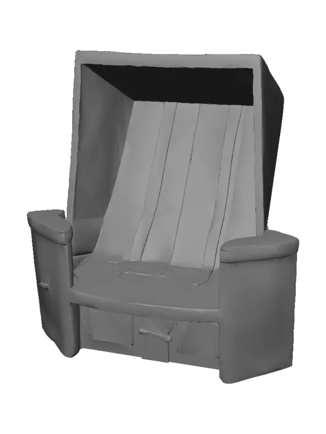 3D model for Blue Market Stall