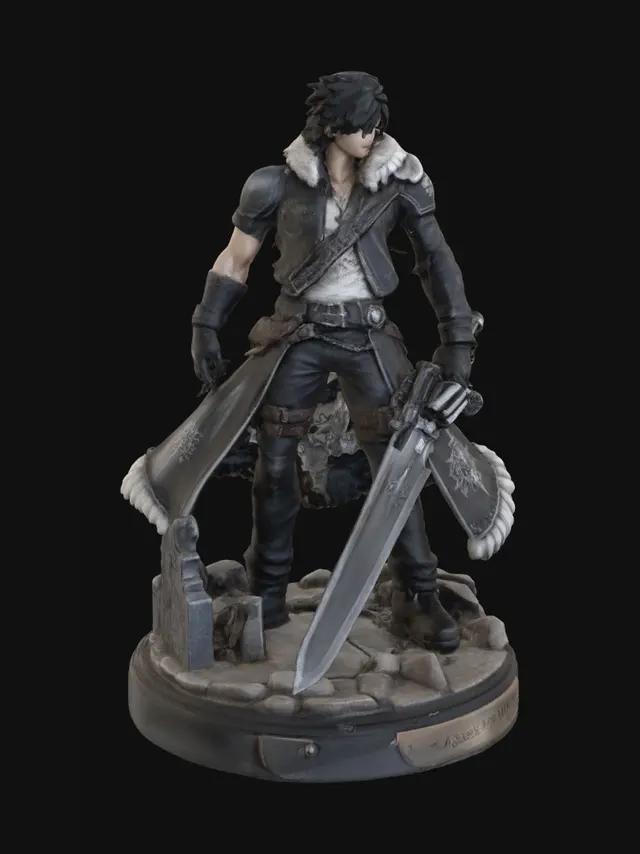 3D model for Zack Fair x Squall Leonhart