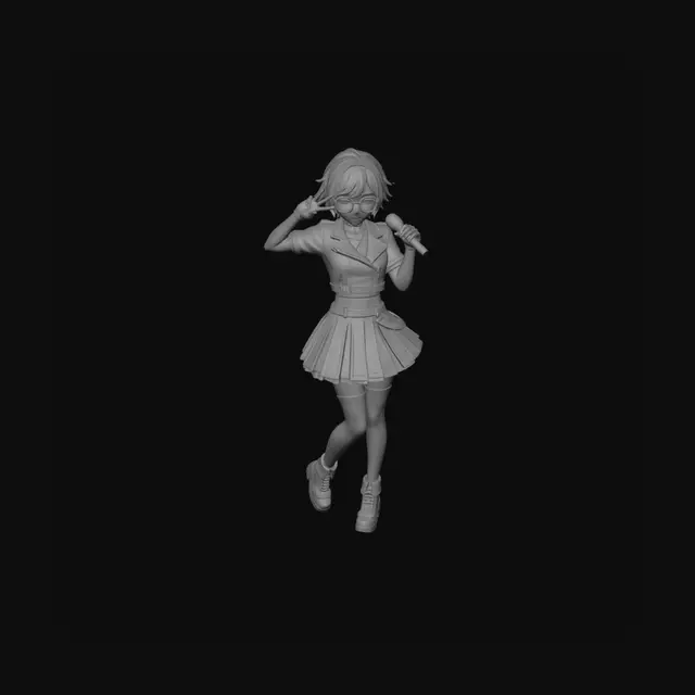 3D model for Starbeat Idol on Stage