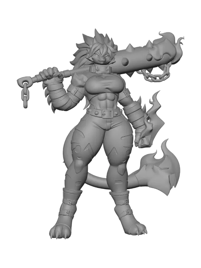 3D model for Blazing Tigress
