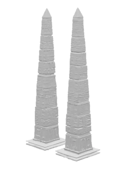 3D model for melting obelisks
As tall as another realm