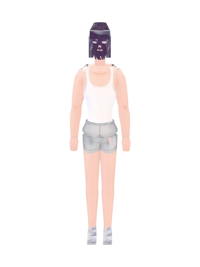 Modello 3D ugly - Characterbase, generato dall’IA