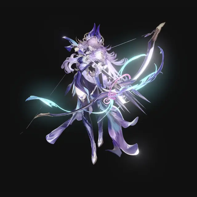 3D model for Violet Moon Archer