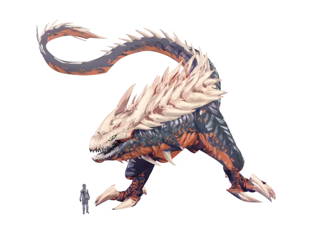 Titã ossada - Rex 3D model, vytvořený pomocí AI
