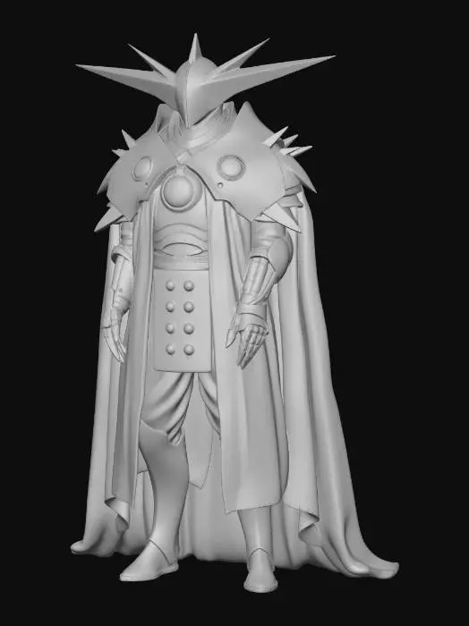 3D model for Spiked Star Knight
