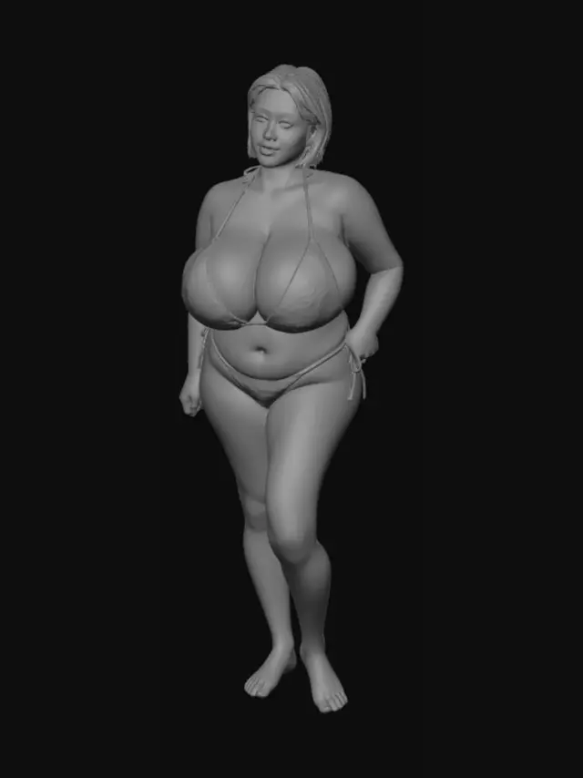 3D model for Sunlit Tropical Beach Portrait