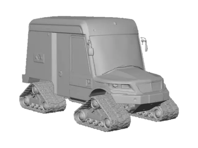 3D model for Arctic Mail Delivery