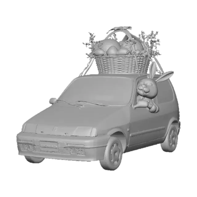 3D model for The Easter Basket Express, #EasterEgg2026#