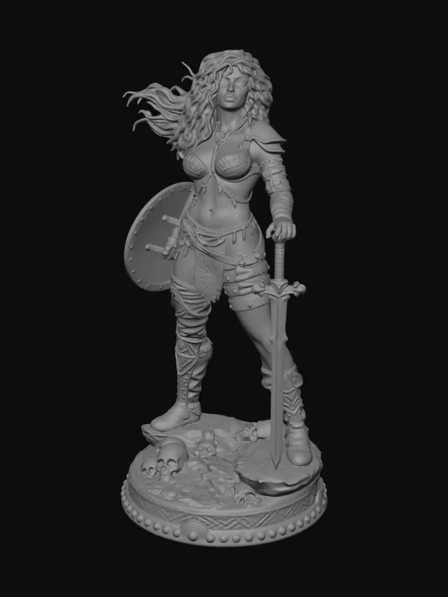 3D model for Crimson Valkyrie