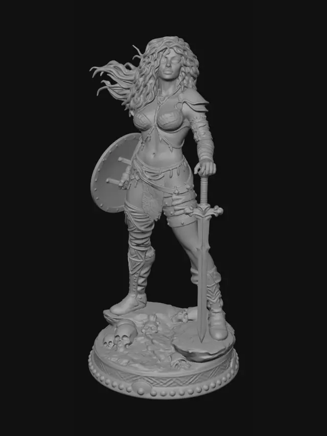 3D model for Crimson Valkyrie