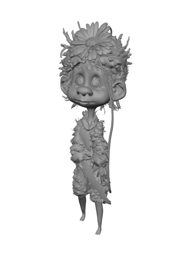 3D model for Mossy Crowned Sprite