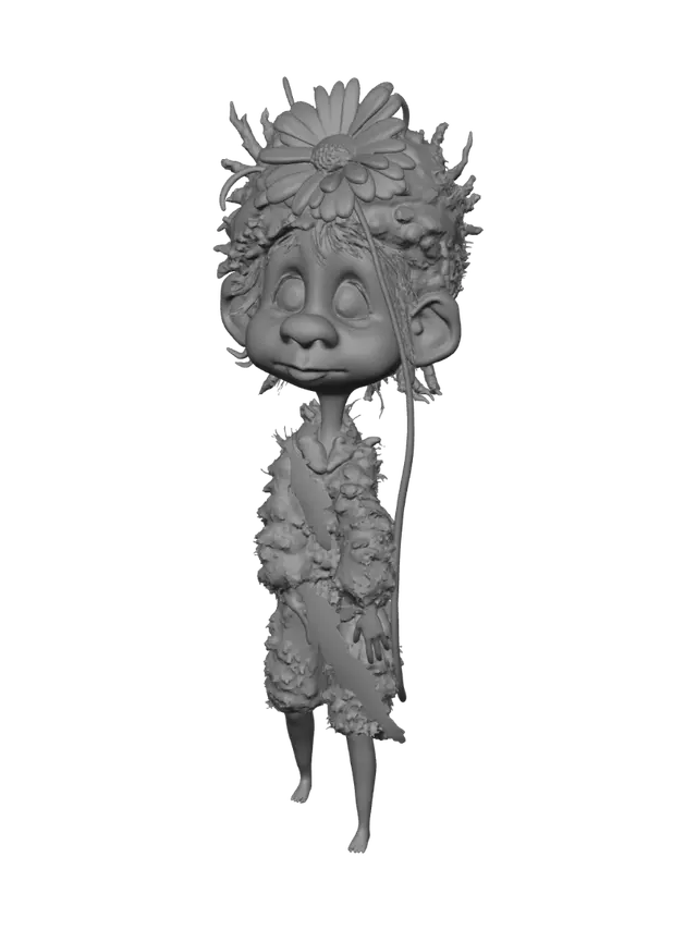 3D model for Mossy Crowned Sprite