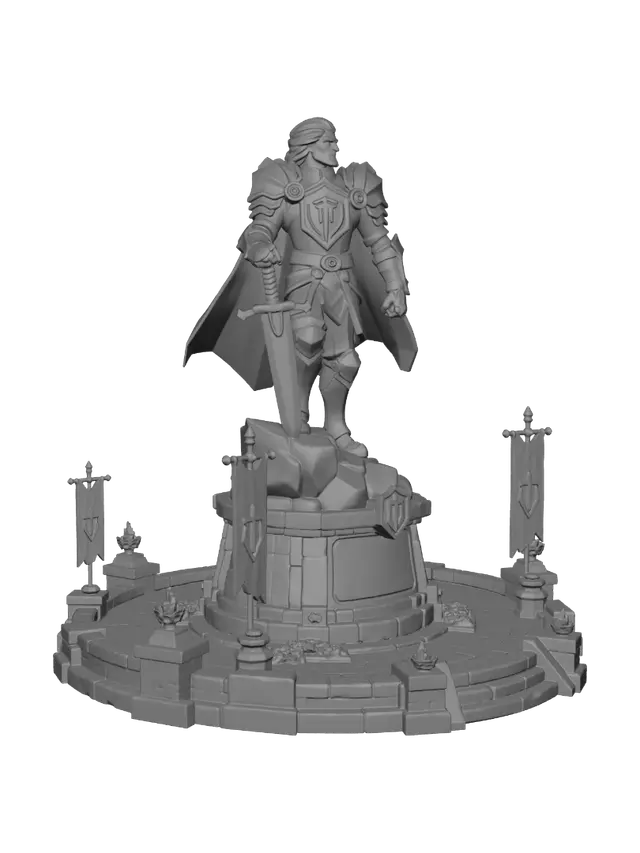 3D model for Aldric Ironheart: The Last Banner