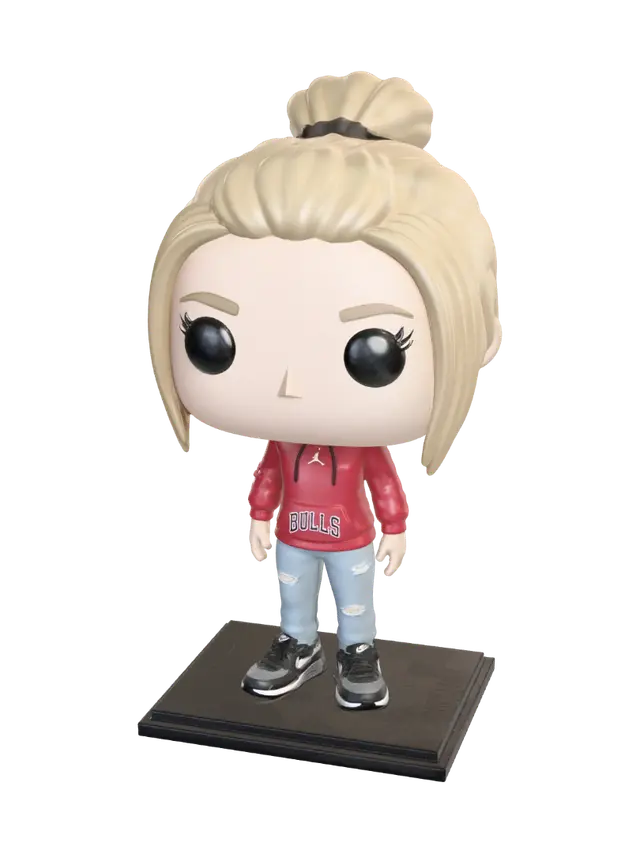 3D model for Chicago Bulls Fan Funko Pop