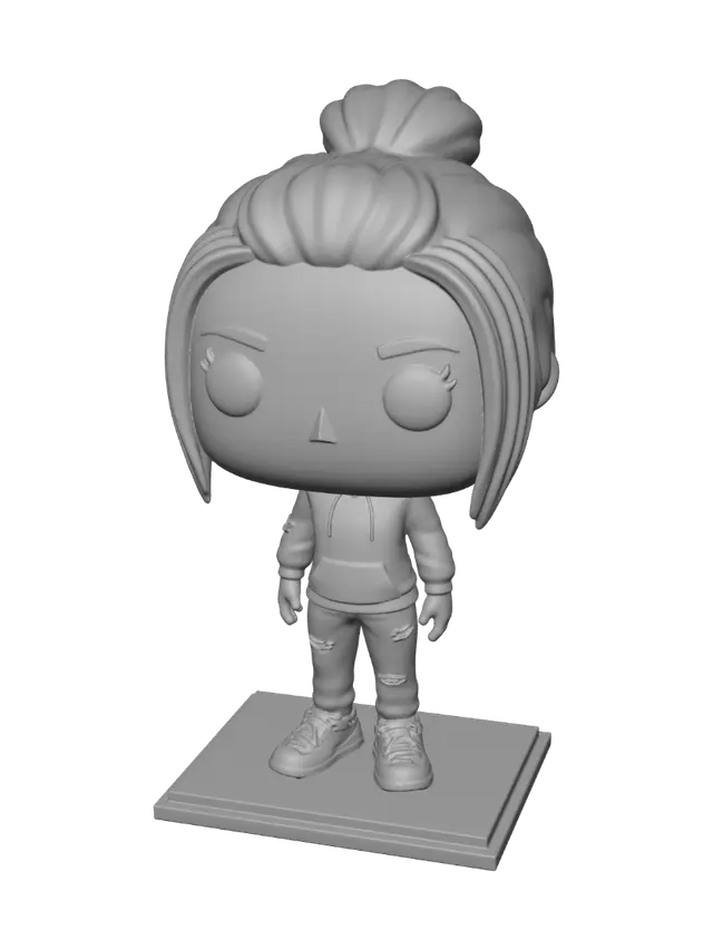 3D model for Chicago Bulls Fan Funko Pop