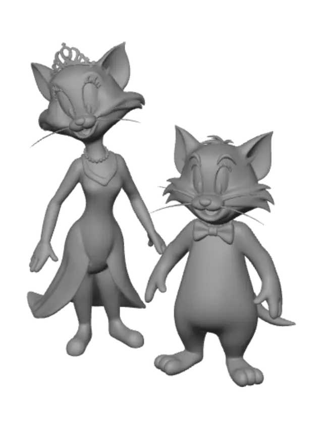 3D model for Purrfect Wedding