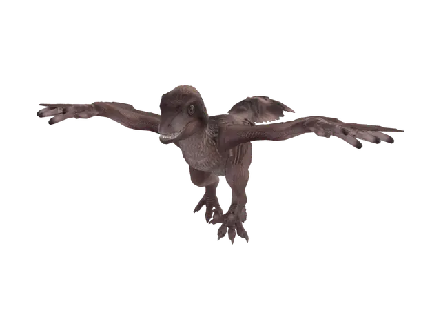 3D model for Emerald Sky Raptor
