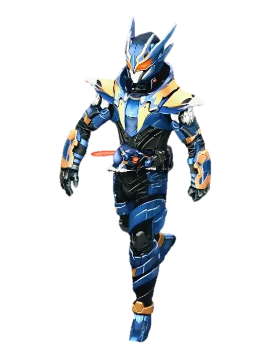 Azure Sentinel - Kamenrider 3D model, vytvořený pomocí AI