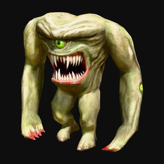 3D model for Cyclopean Beast