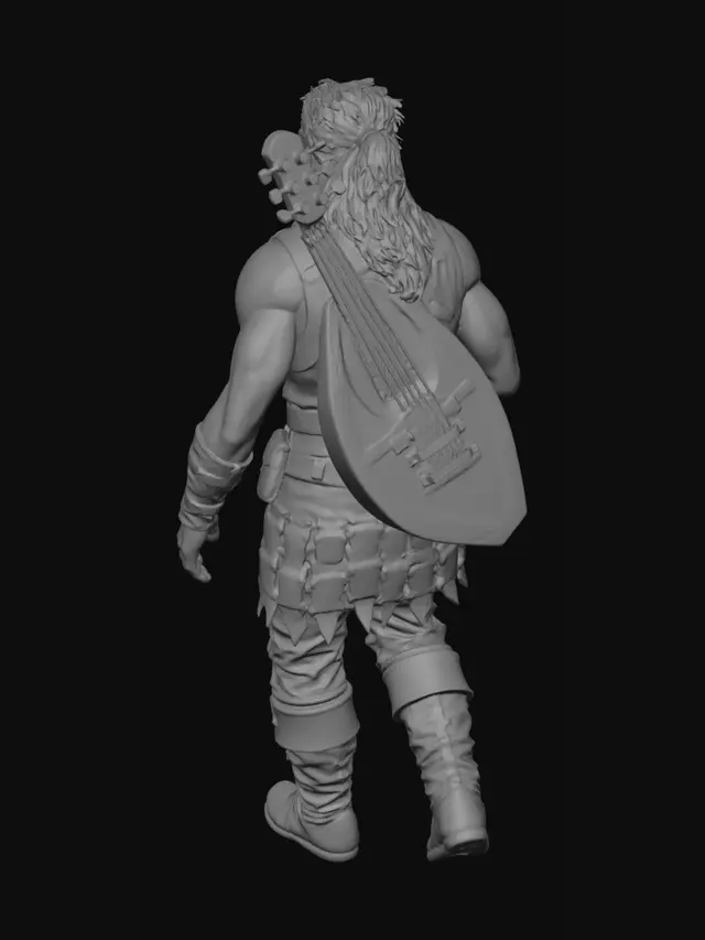 3D model for Lutebound Berserker