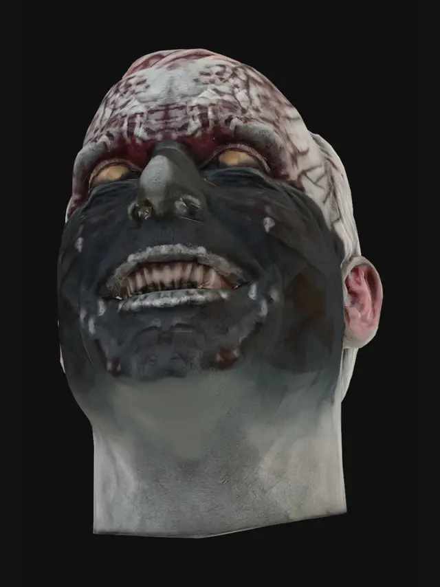 3D model for Smiling Man Outdoors