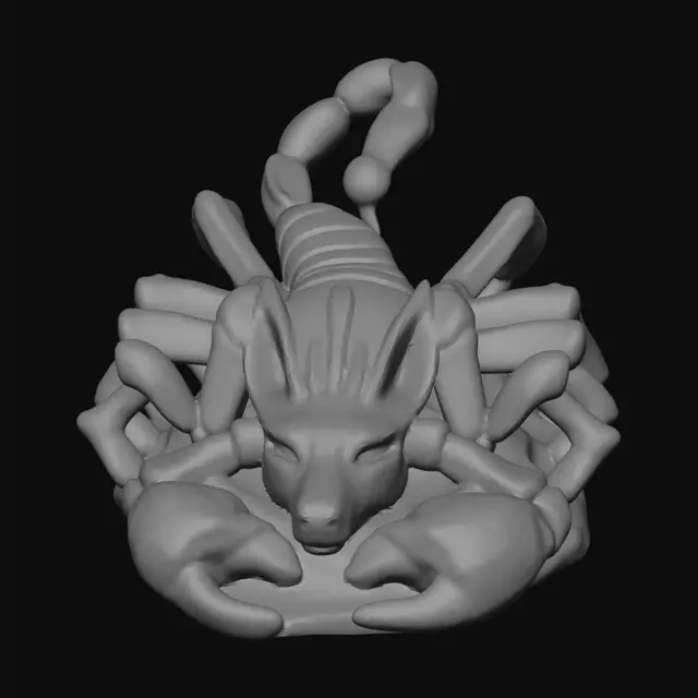 3D model for Golden Scorpion