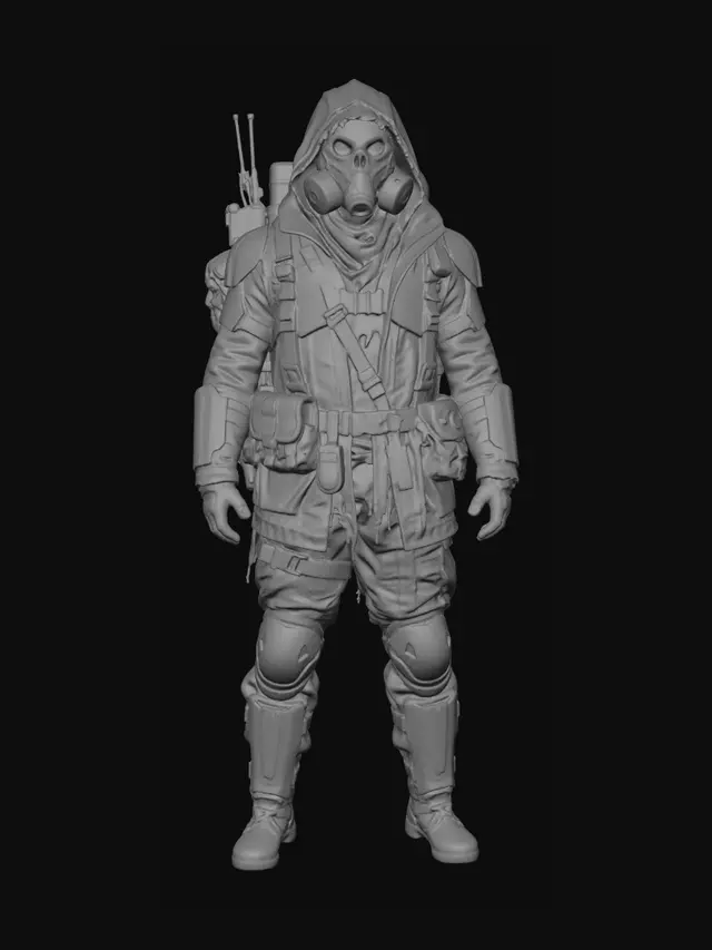 3D model for Wasteland Nomad