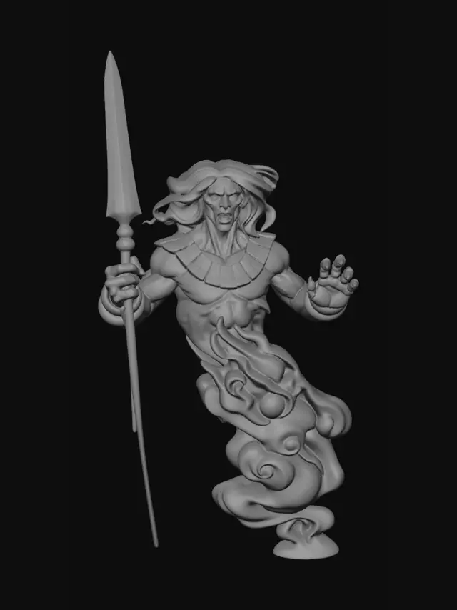3D model for Azure Spear Spirit