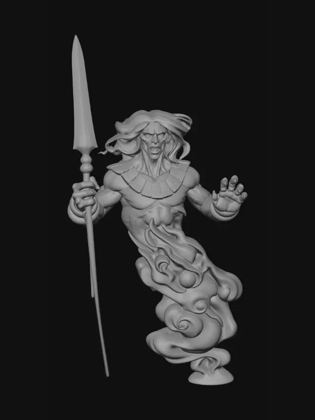 3D model for Azure Spear Spirit