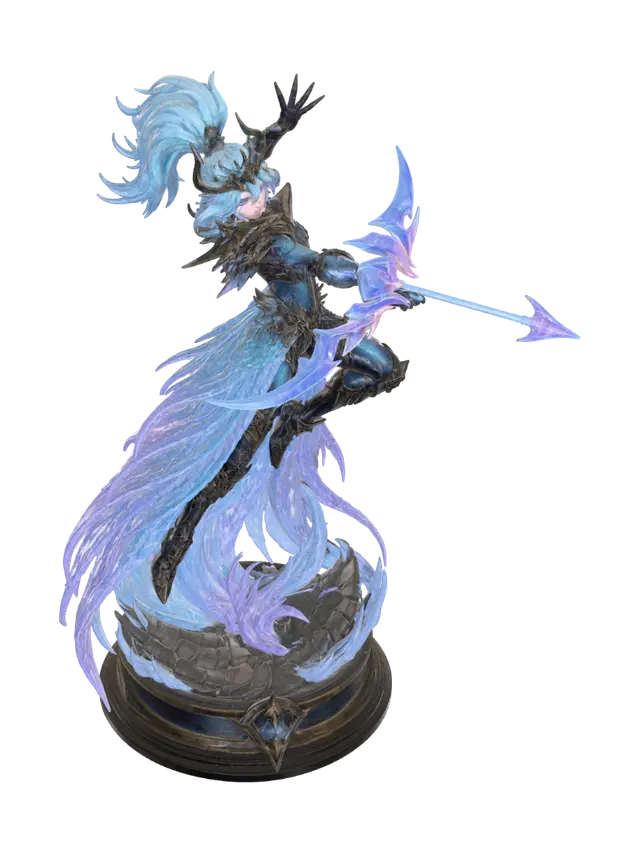 spirit-blade-figurine-v5 - Displaybase-3D-modell, genererad av AI