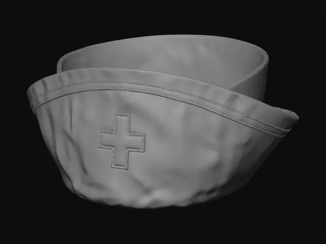 3D model for Crimson Cross Nurse Cap