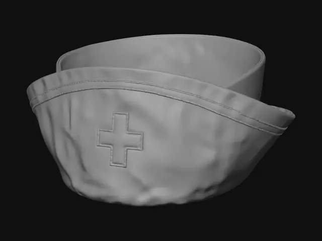 3D model for Crimson Cross Nurse Cap